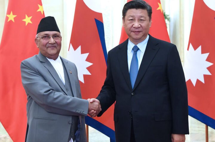 K P Oli and Jinping